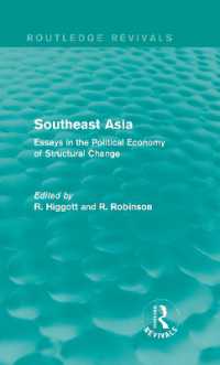 Southeast Asia (Routledge Revivals) : Essays in the Political Economy of Structural Change (Routledge Revivals)