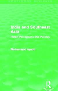 India and Southeast Asia (Routledge Revivals) : Indian Perceptions and Policies (Routledge Revivals)