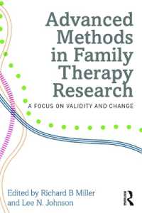 Advanced Methods in Family Therapy Research : A Focus on Validity and Change