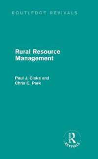 Rural Resource Management (Routledge Revivals) (Routledge Revivals)