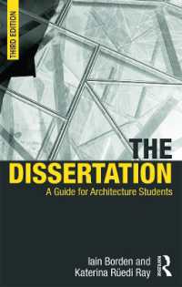 建築学学位論文ガイド（第３版）<br>The Dissertation : A Guide for Architecture Students （3RD）
