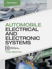 自動車の電気電子システム（テキスト・第５版）<br>Automobile Electrical and Electronic Systems （5TH）