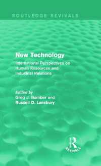 New Technology (Routledge Revivals) : International Perspectives on Human Resources and Industrial Relations (Routledge Revivals)