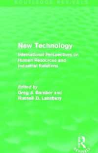 New Technology (Routledge Revivals) : International Perspective on Human Resources and Industrial Relations (Routledge Revivals)