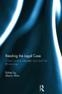 Reading the Legal Case : Cross-Currents between Law and the Humanities