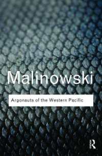 マリノフスキー『西太平洋の遠洋航海者』（原書）<br>Argonauts of the Western Pacific (Routledge Classics)