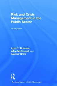 Risk and Crisis Management in the Public Sector (Routledge Masters in Public Management)
