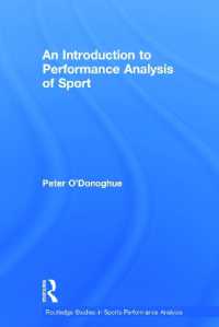 An Introduction to Performance Analysis of Sport (Routledge Studies in Sports Performance Analysis)