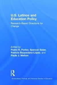 U.S. Latinos and Education Policy : Research-Based Directions for Change (Sociocultural, Political, and Historical Studies in Education)