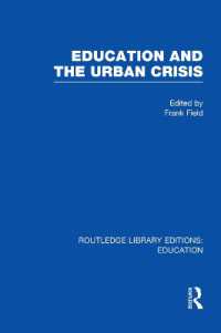 Education and the Urban Crisis (Routledge Library Editions: Education)