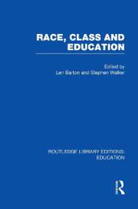 Race, Class and Education (RLE Edu L) (Routledge Library Editions: Education)