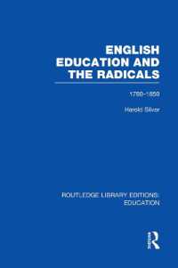 English Education and the Radicals (RLE Edu L) : 1780-1850 (Routledge Library Editions: Education)