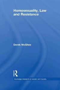 Homosexuality, Law and Resistance (Routledge Research in Gender and Society)