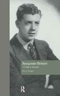Benjamin Britten : A Guide to Research (Routledge Music Bibliographies)