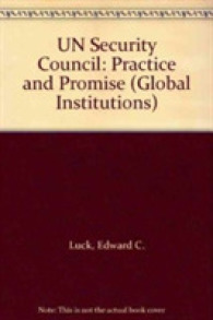 国連安保理読本（第２版）<br>Un Security Council : Practice and Promise (Global Institutions) （2ND）