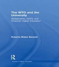 The WTO and the University : Globalization, GATS, and American Higher Education (Studies in Higher Education)