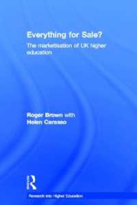 Everything for Sale? the Marketisation of UK Higher Education (Research into Higher Education)