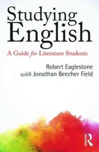 Ｒ．イーグルストン著／英米文学研究ガイド<br>Studying English : A Guide for Literature Students