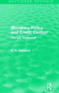 Monetary Policy and Credit Control (Routledge Revivals) : The UK Experience (Routledge Revivals)