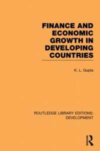 Finance and Economic Growth in Developing Countries (Routledge Library Editions: Development)
