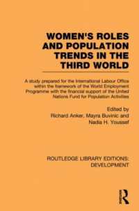 Womens' Roles and Population Trends in the Third World (Routledge Library Editions: Development)