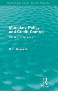 Monetary Policy and Credit Control (Routledge Revivals) : The UK Experience (Routledge Revivals)