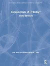 水文学の基礎（テキスト・第３版）<br>Fundamentals of Hydrology (Routledge Fundamentals of Physical Geography) （3RD）