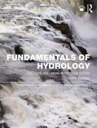 水文学の基礎（テキスト・第３版）<br>Fundamentals of Hydrology (Routledge Fundamentals of Physical Geography) （3RD）