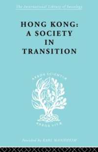 Hong Kong : A Society in Transition (International Library of Sociology)