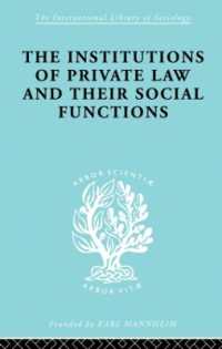 Inst of Private Law Ils 208 (International Library of Sociology)