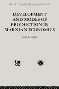 Development and Modes of Production in Marxian Economics : A Critical Evaluation