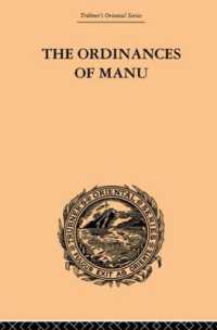 The Ordinances of Manu : Translated from the Sanskrit