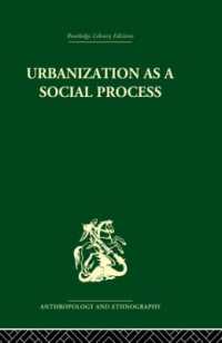 Urbanization as a Social Process : An essay on movement and change in contemporary Africa