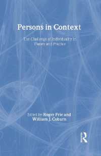 Persons in Context : The Challenge of Individuality in Theory and Practice (Psychoanalytic Inquiry Book Series)