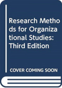 Research Methods for Organizational Studies : Third Edition