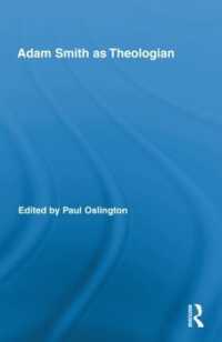 神学者としてのアダム・スミス<br>Adam Smith as Theologian (Routledge Studies in Religion)