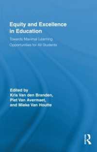 Equity and Excellence in Education : Towards Maximal Learning Opportunities for All Students (Routledge Research in Education)