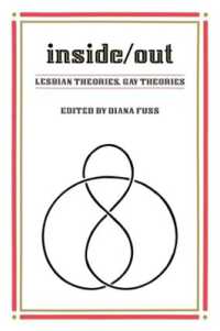 洋書 Inside/Out: Lesbian TheoriesGay Theories Inside/Out : Lesbian Theories, Gay Theories / Fuss, Diana (EDT