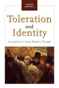 Toleration and Identity : Foundations in Early Modern Thought