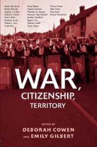 戦争、市民権と領土<br>War, Citizenship, Territory