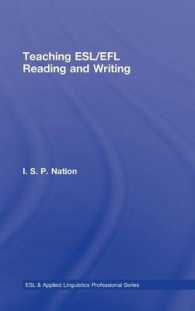 第二言語／外国語としての英語教育における読解・作文教授<br>Teaching ESL/EFL Reading and Writing (Esl & Applied Linguistics Professional) （1ST）