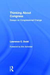 議会の変化<br>Thinking about Congress : Essays on Congressional Change