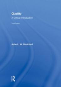 品質管理：批判的入門（第３版）<br>Quality : A Critical Introduction （3TH）