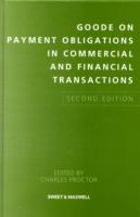 商業・金融取引における支払義務（第２版）<br>Goode on Payment Obligations in Commercial and Financial Transactions （2ND）