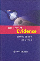 Law of Evidence -- paperback （2REV ED）