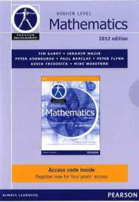 Mathematics, Higher Level, for the Ib Diploma Etext Pearson Baccalaureate （2 PSC）