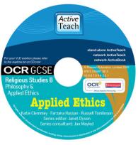 GCSE OCR Religious Studies B: Applied Ethics ActiveTeach CD-ROM (OCR G