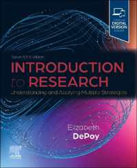 作業療法のための戦略研究入門（第７版）<br>Introduction to Research : Understanding and Applying Multiple Strategies （7TH）