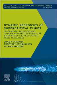 Dynamic Responses of Supercritical Fluids : Experimental Investigations on Non-Linear Effects Across the Widom Region and Near-Critical Phase Transitions (Supercritical Fluid Science and Technology)