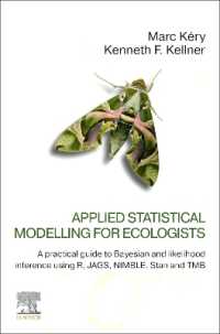 生態学者のための応用統計学ガイド<br>Applied Statistical Modelling for Ecologists : A Practical Guide to Bayesian and Likelihood Inference Using R, JAGS, NIMBLE, Stan and TMB